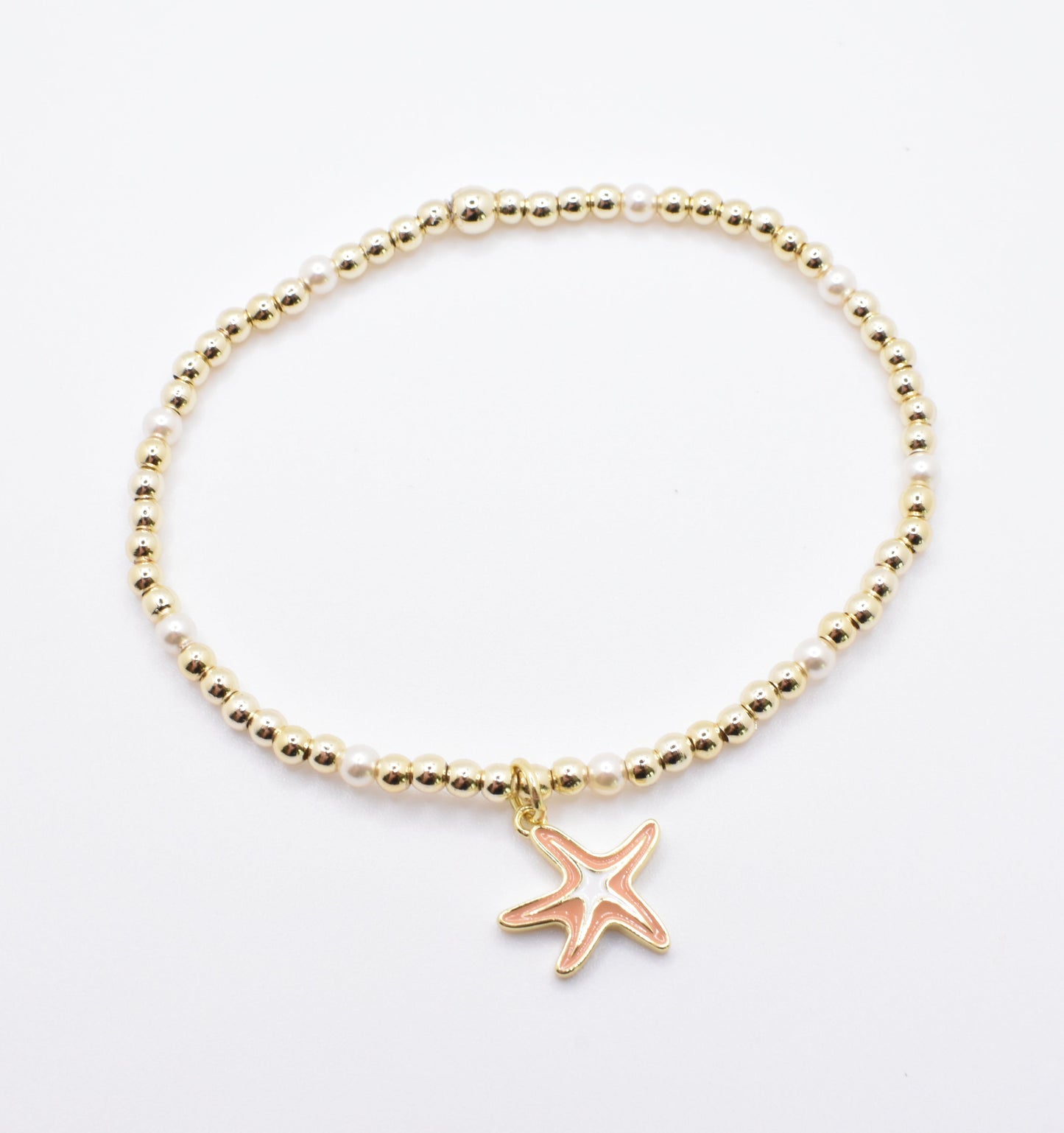 14K SWAROSKI PEARL BRACELET