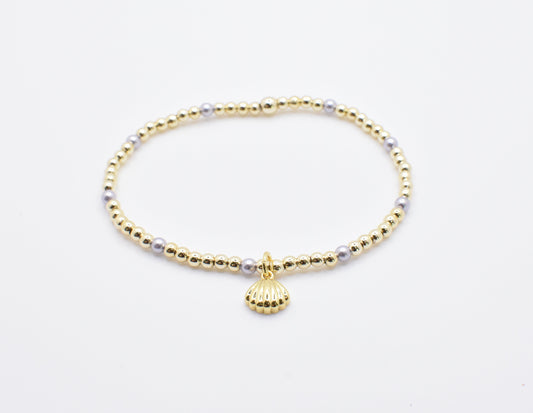 14K SWAROSKI PEARL BRACELET