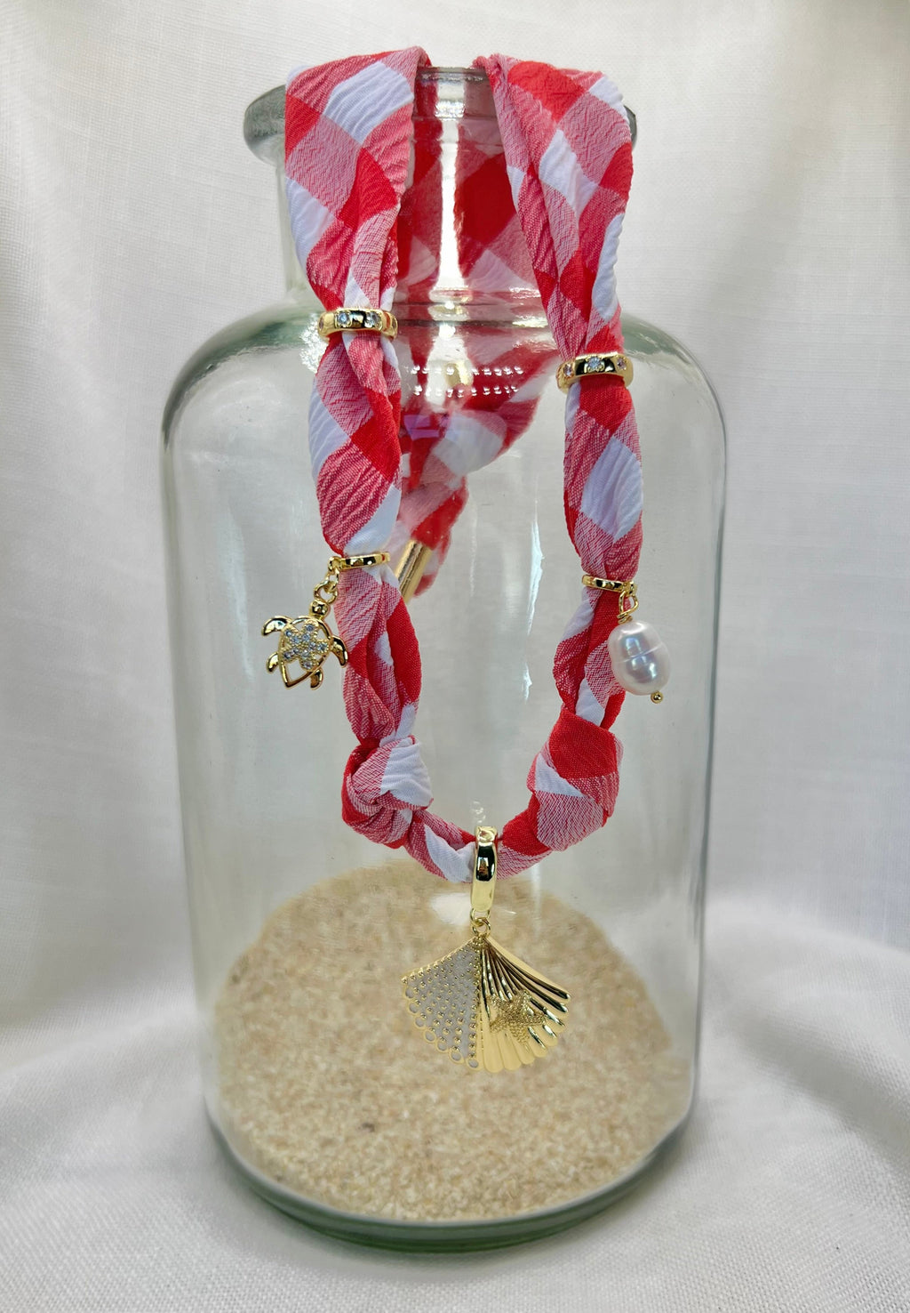 Coral Charm Necklace