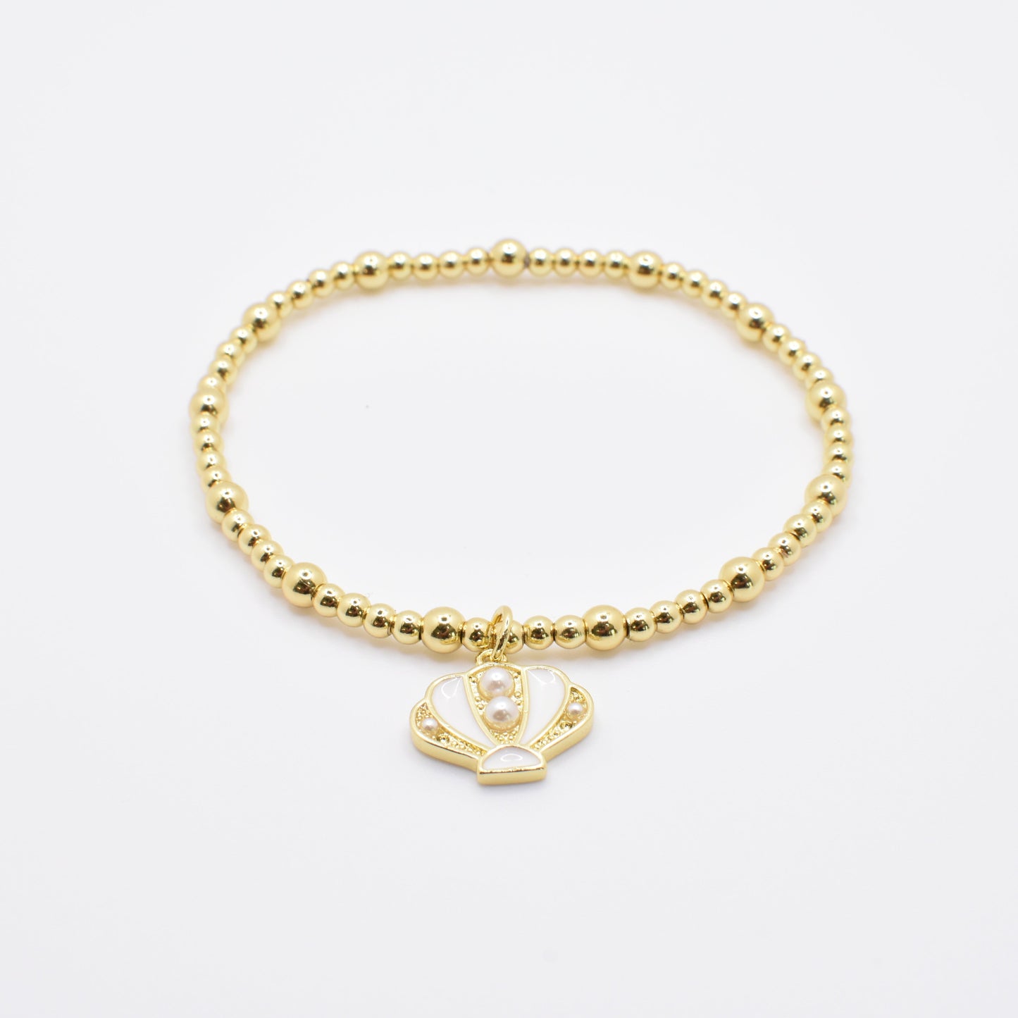 18K BUBBLE BEAD BRACELET